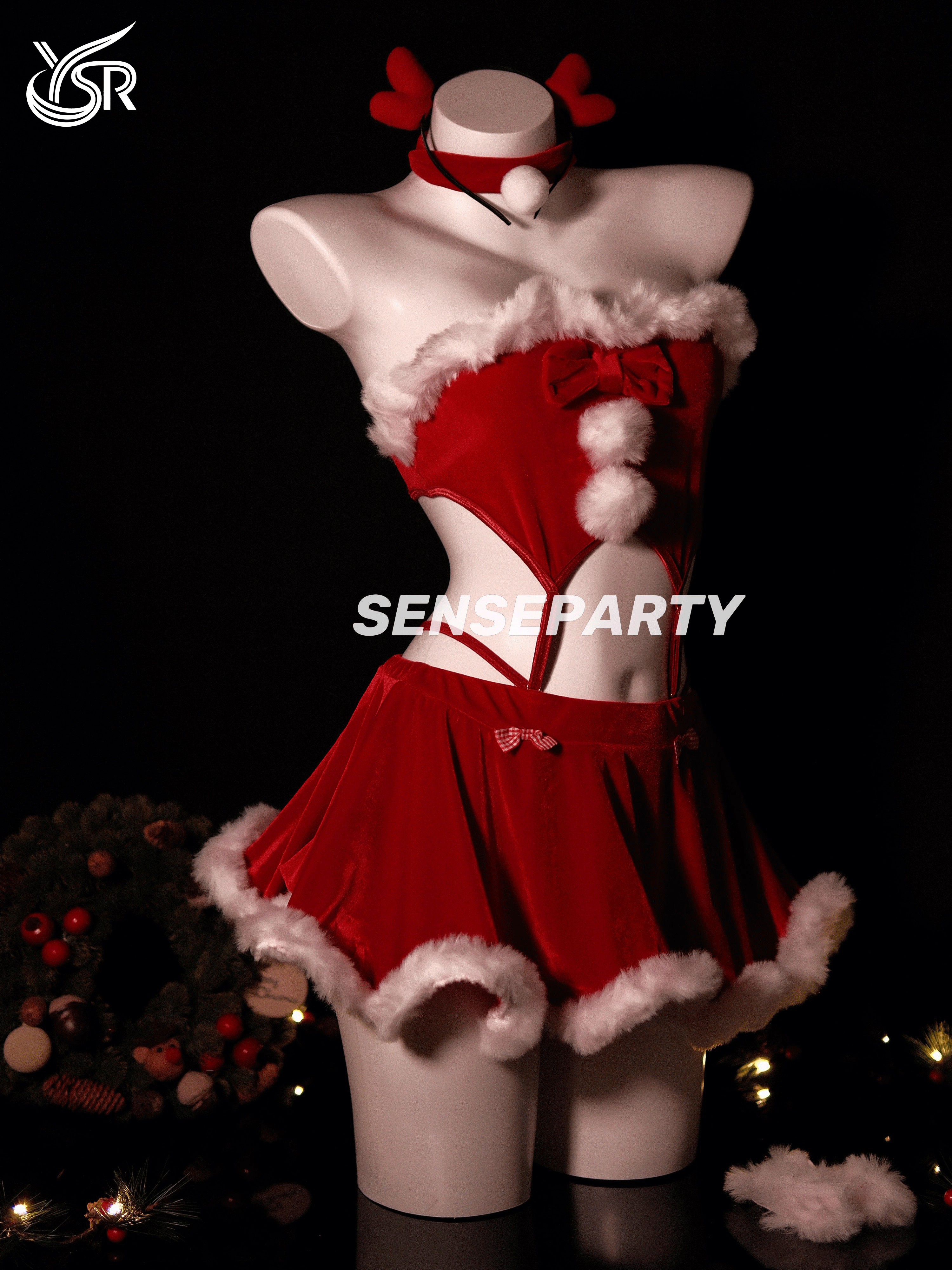 Sensory Party "Christmas Robe" New Year's Day cosplay uniform bunny girl sexy maid pure desire