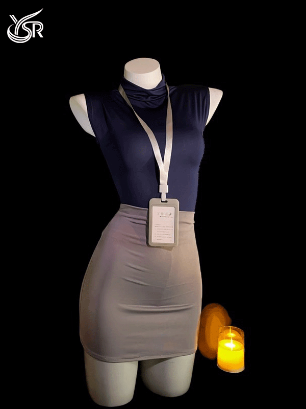 Sexy Secretary Bag Hip Dress Hot Queen OL Uniform Slimming Dress Fun Mood Nightclub Pure Desire Date Dress