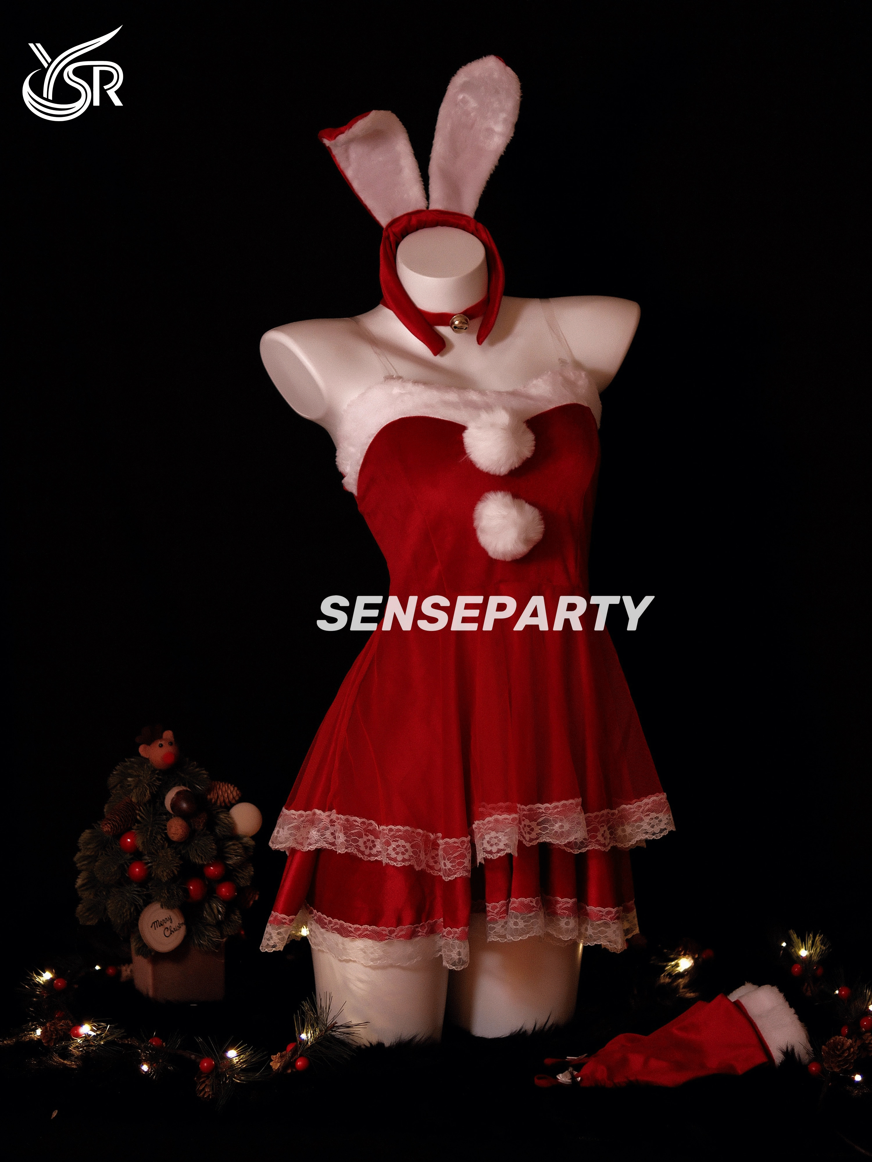 Sensory Party "Christmas Robe" New Year's Day cosplay uniform bunny girl sexy maid pure desire