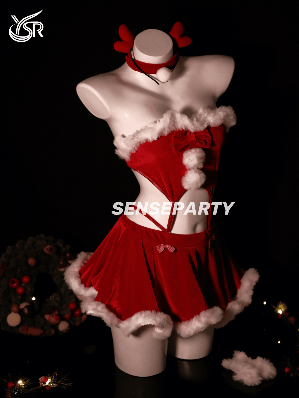 Sensory Party "Christmas Robe" New Year's Day cosplay uniform bunny girl sexy maid pure desire