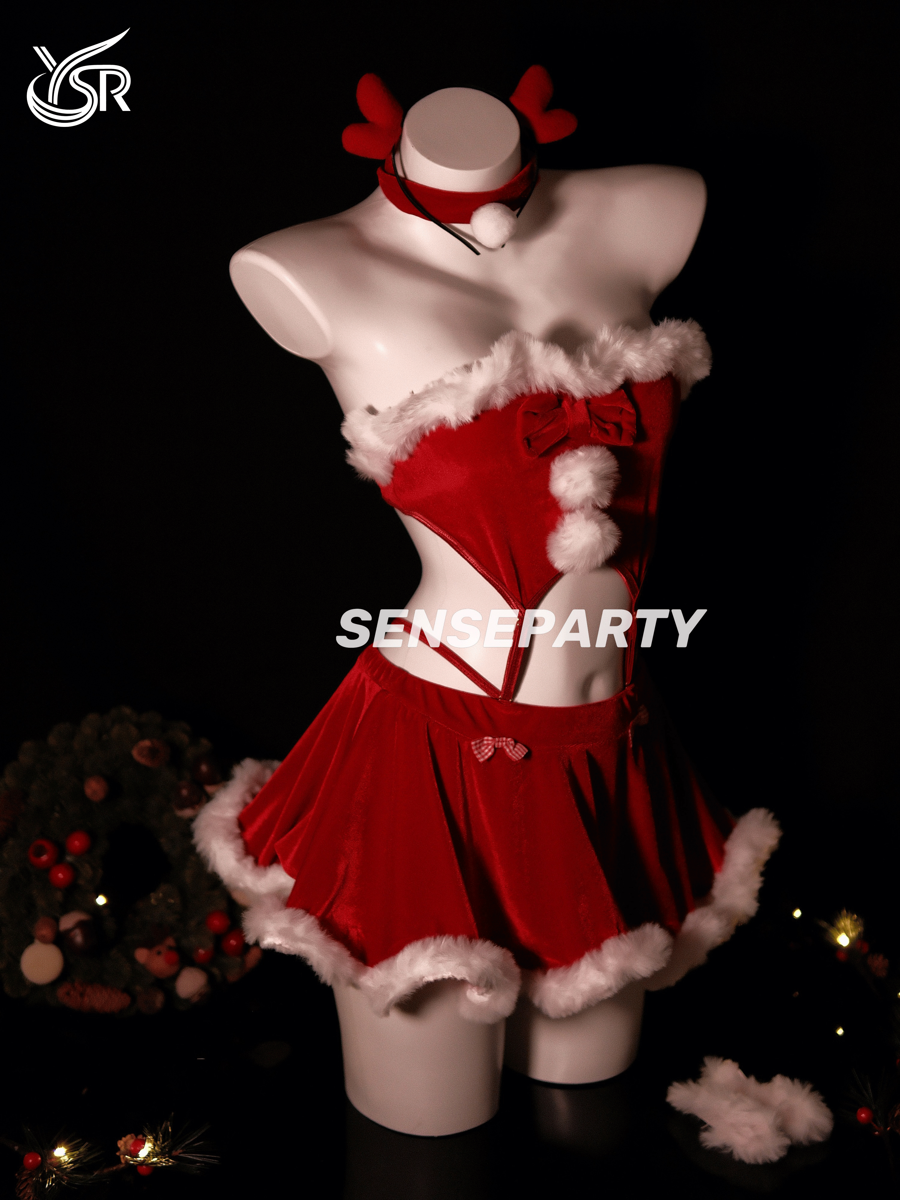 Sensory Party "Christmas Robe" New Year's Day cosplay uniform bunny girl sexy maid pure desire