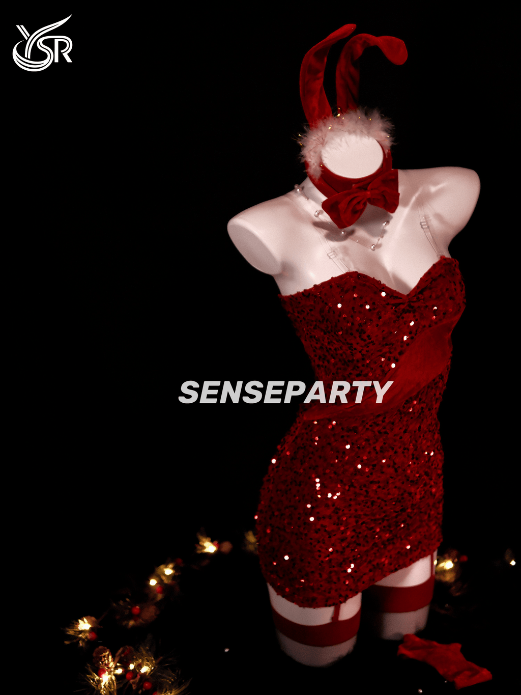 Sensory party 'Christmas gift' New Year's Eve cosplay uniform bunny girl sexy maid nightgown pure desire
