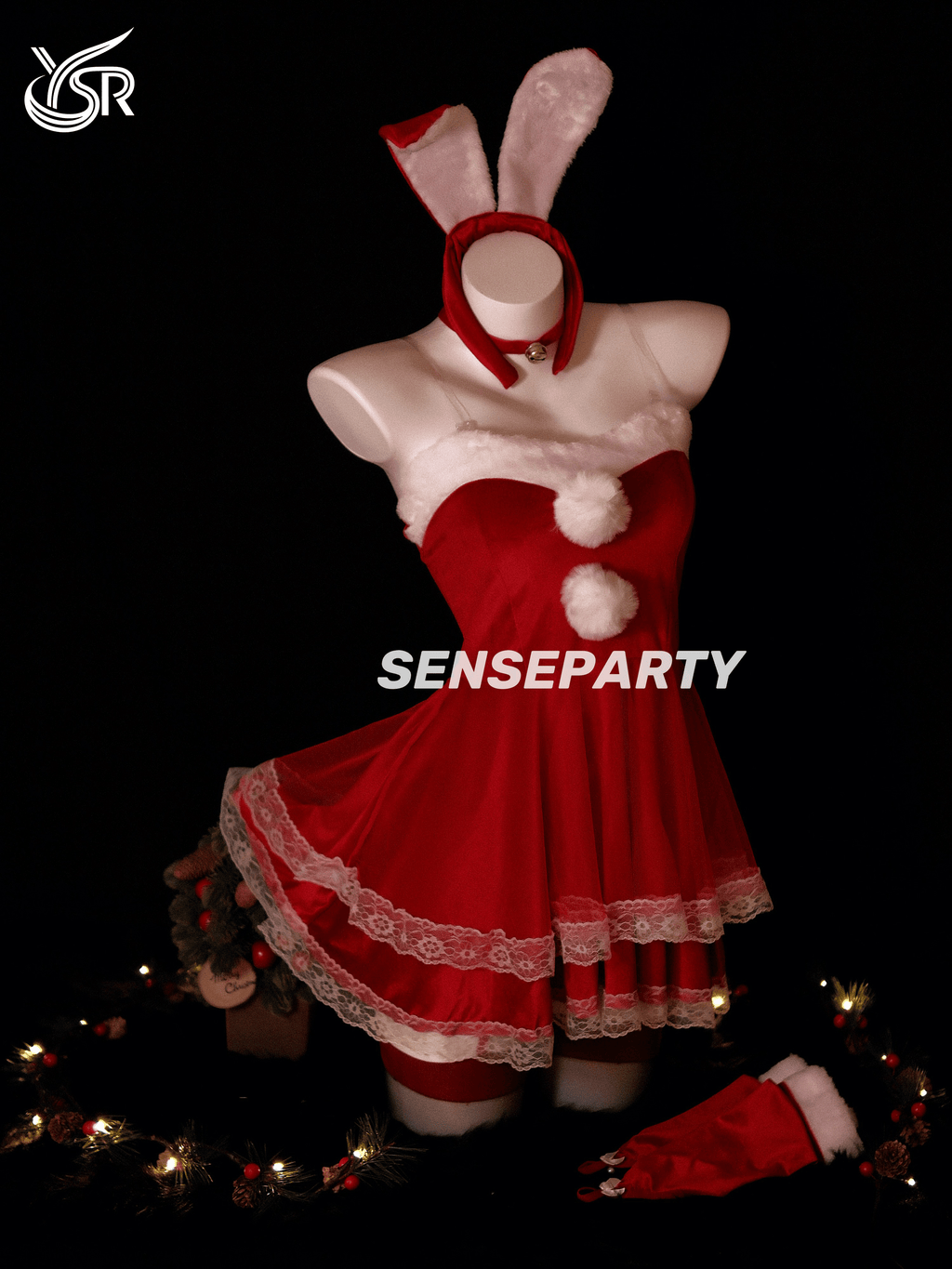 Sensory Party "Christmas Girl" New Year's Eve cosplay uniform bunny girl sexy maid nightgown robe pure desire