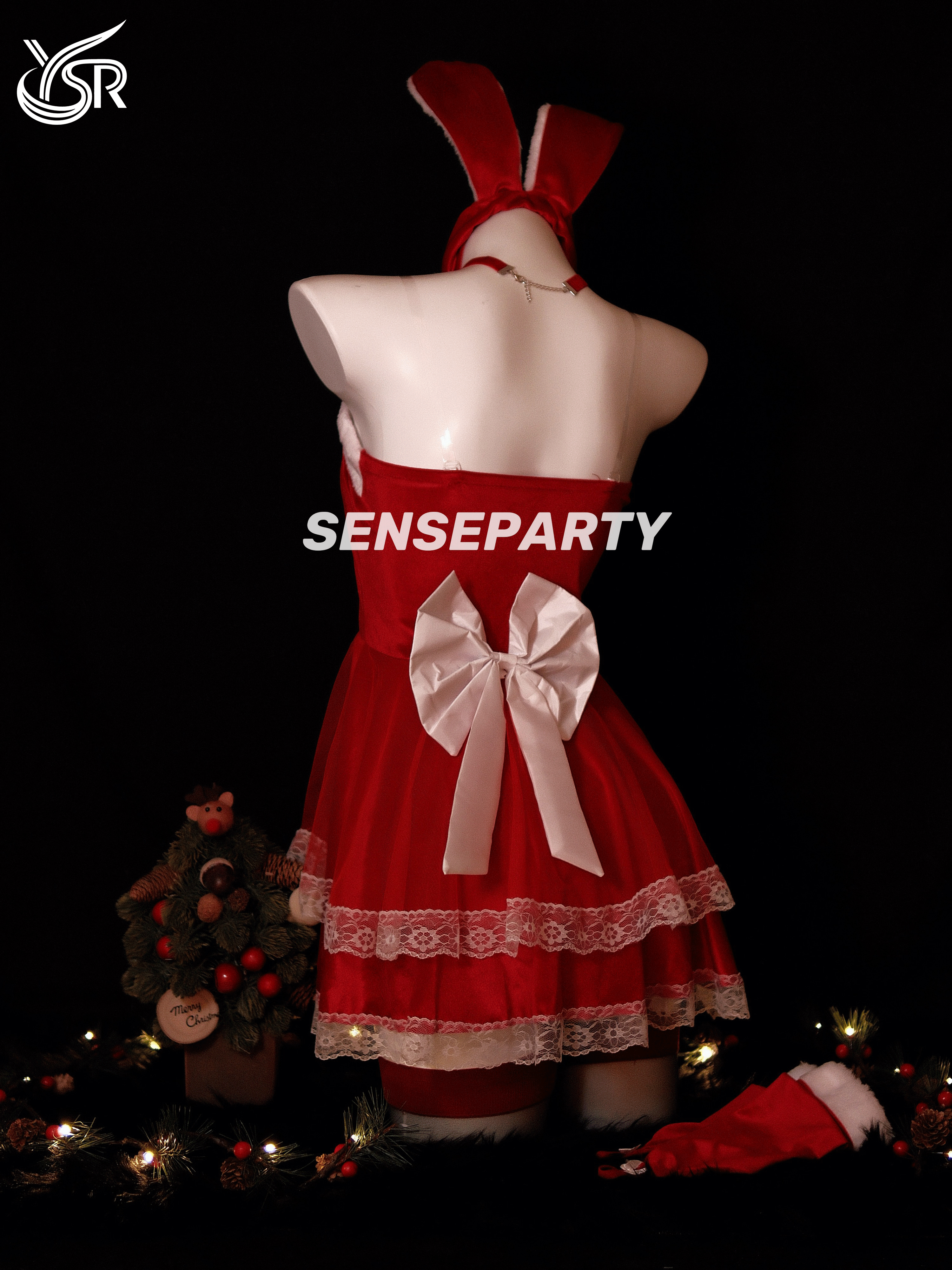 Sensory Party "Christmas Girl" New Year's Eve cosplay uniform bunny girl sexy maid nightgown robe pure desire