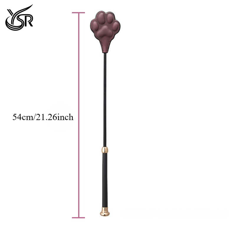 YSR A cat paw swatter made of leather material that changes color according to temperature, used as a sexual accessory for couples, SM adult sex toy