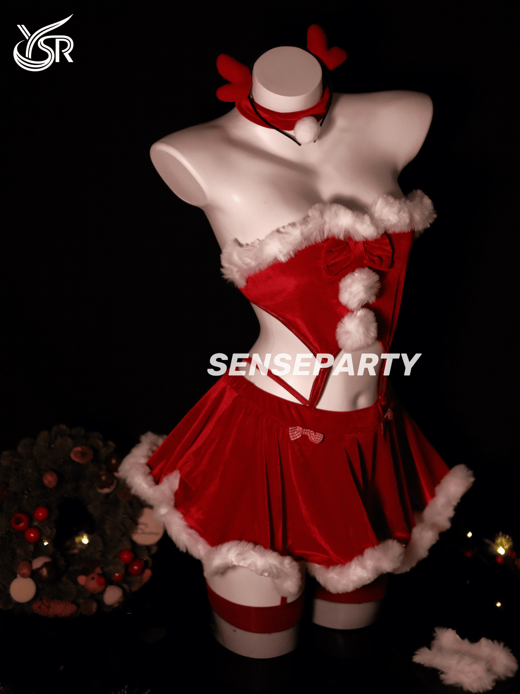 Sensory Party "Christmas Robe" New Year's Day cosplay uniform bunny girl sexy maid pure desire