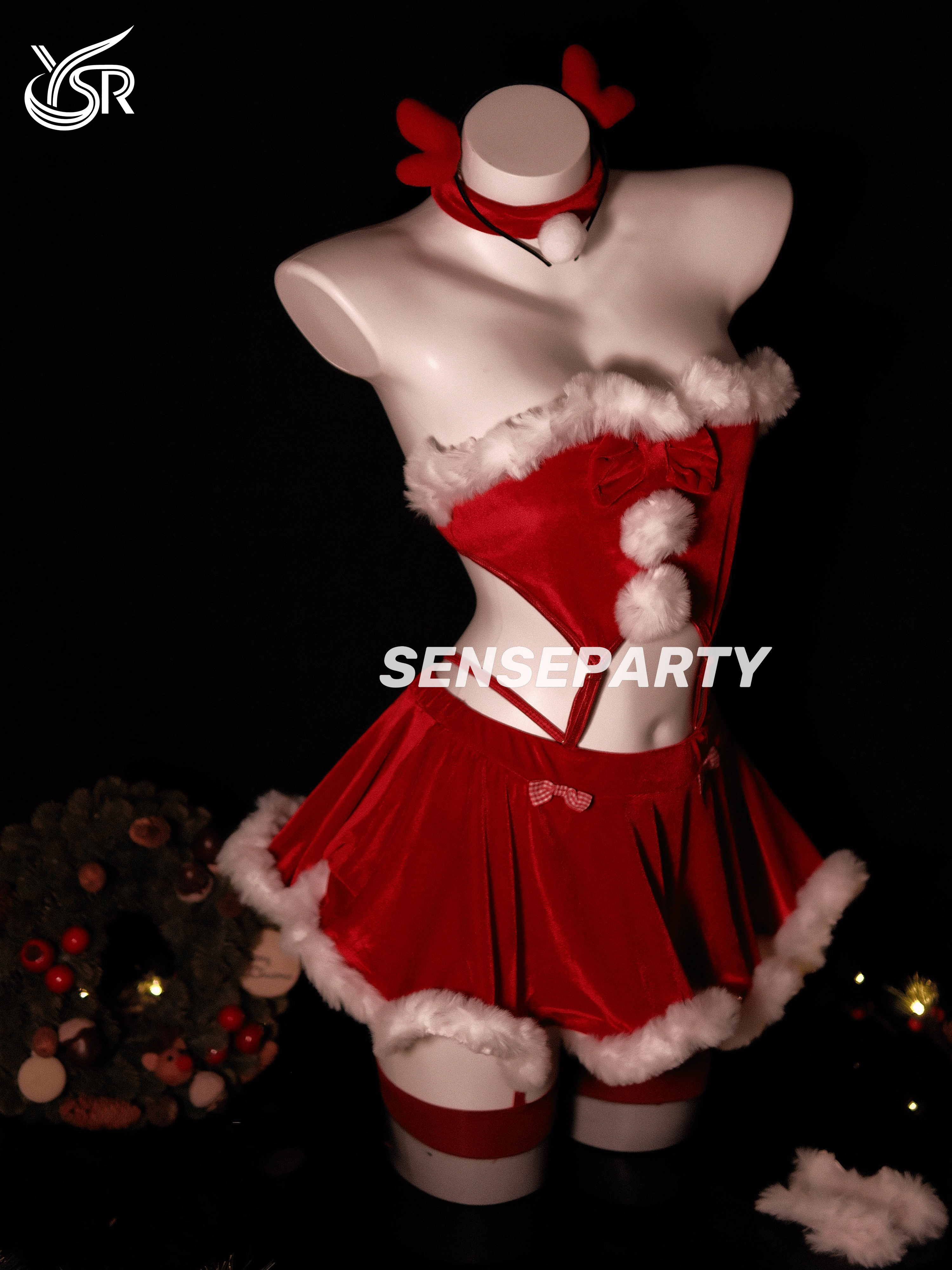 Sensory Party "Christmas Robe" New Year's Day cosplay uniform bunny girl sexy maid pure desire