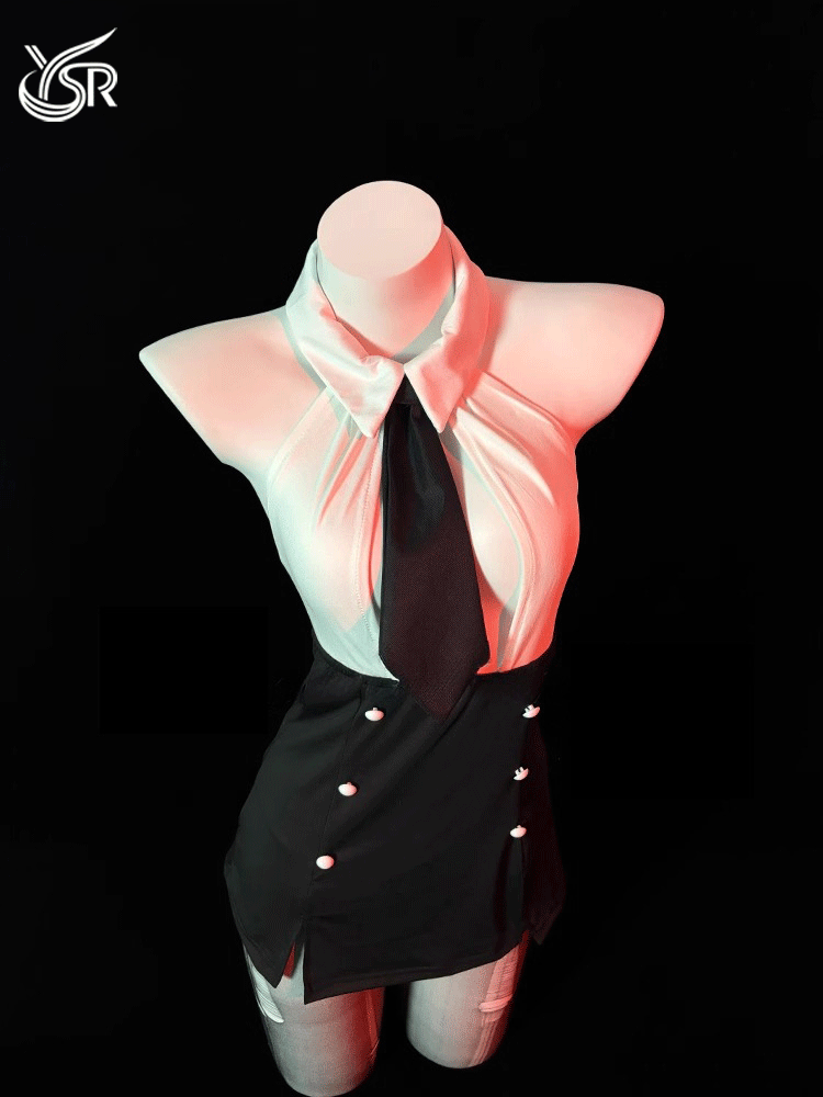 Sexy secretary, teacher, cosplay uniform, small chest, gathered underwear, seduction, hip hugging skirt, pajamas