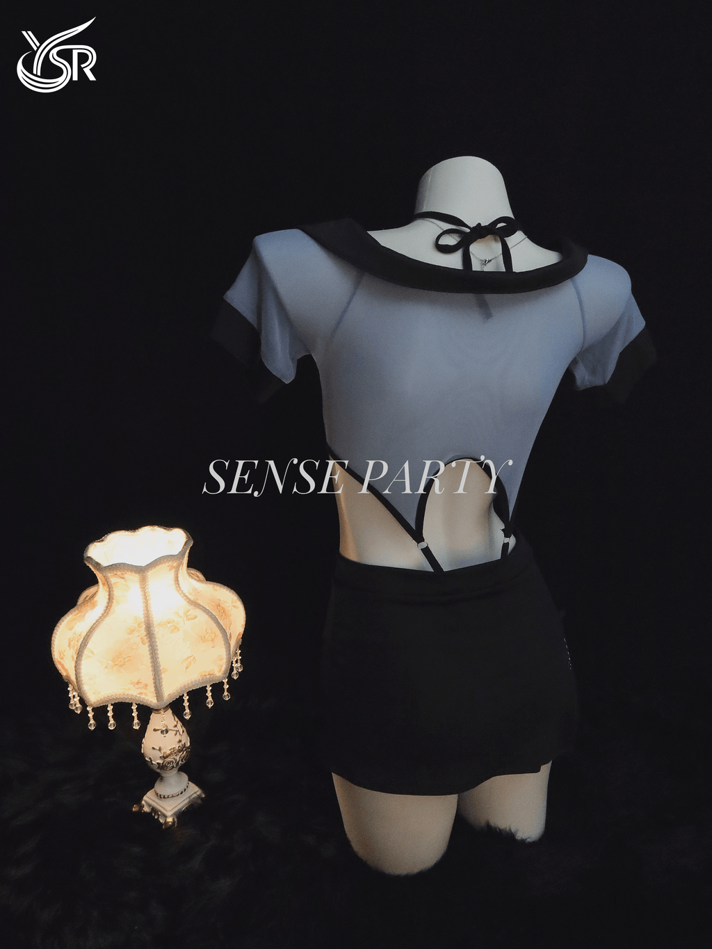 Secret Agent "sexy lingerie female police uniform cosplay seduction pure desire wrapped buttocks skirt