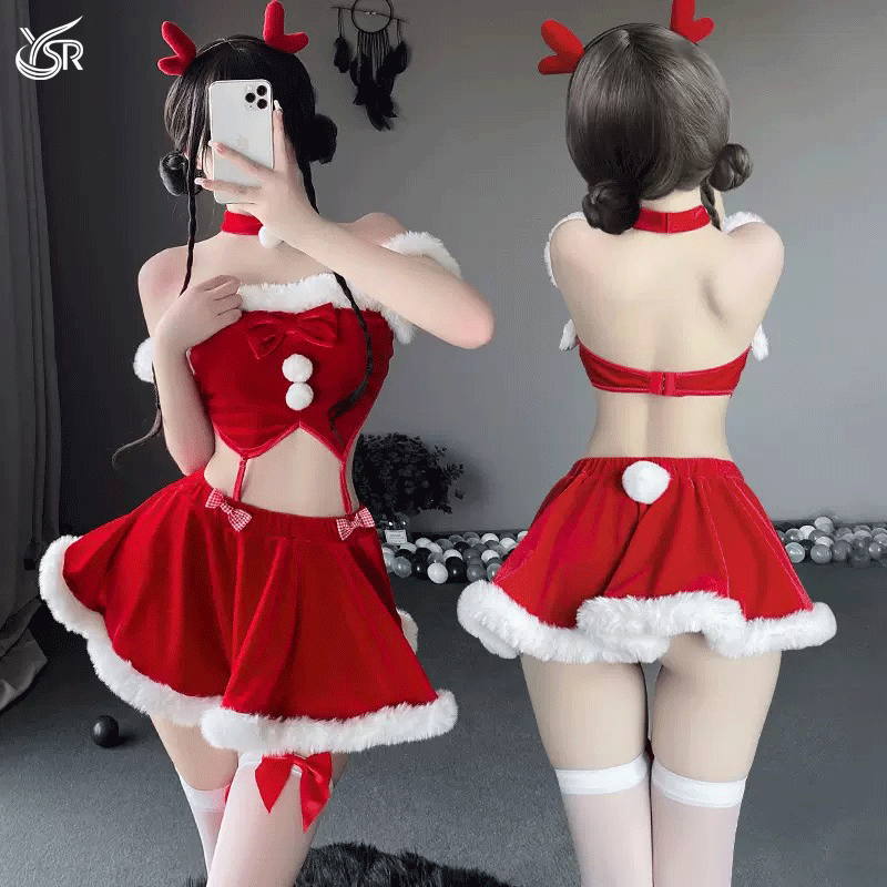 Sensory Party "Christmas Robe" New Year's Day cosplay uniform bunny girl sexy maid pure desire